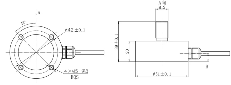 single axis load cell x c04